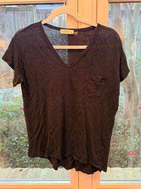 Stark X Black V-Neck T-Shirt